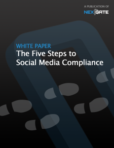 5 Steps to Social Media Compliance